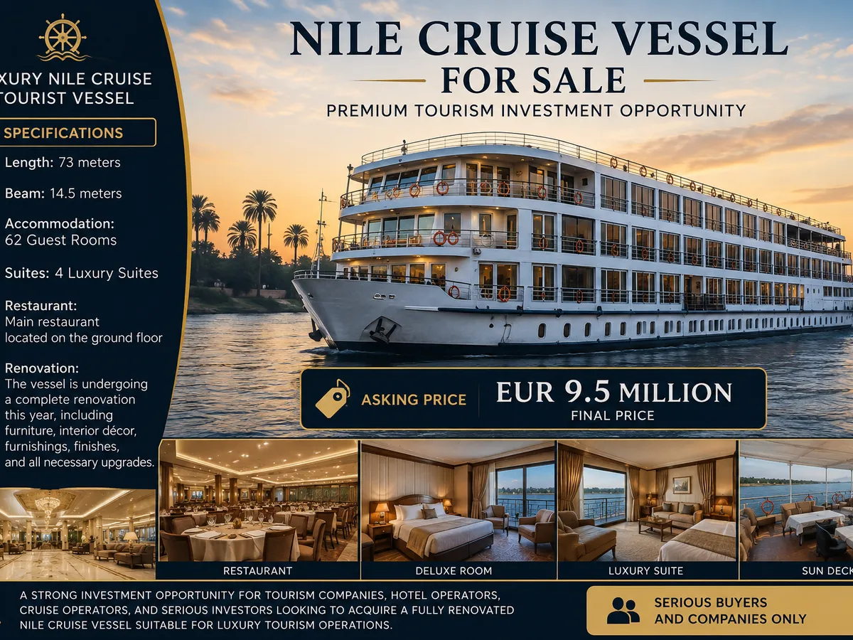 Cruise ship for sale