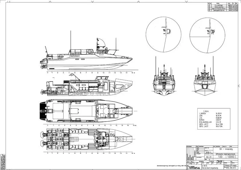 Rescue vessel for sale