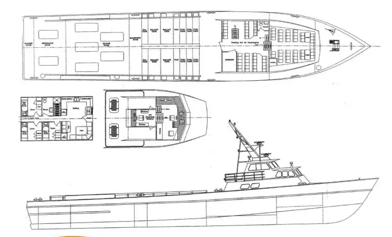 Crew boat for sale